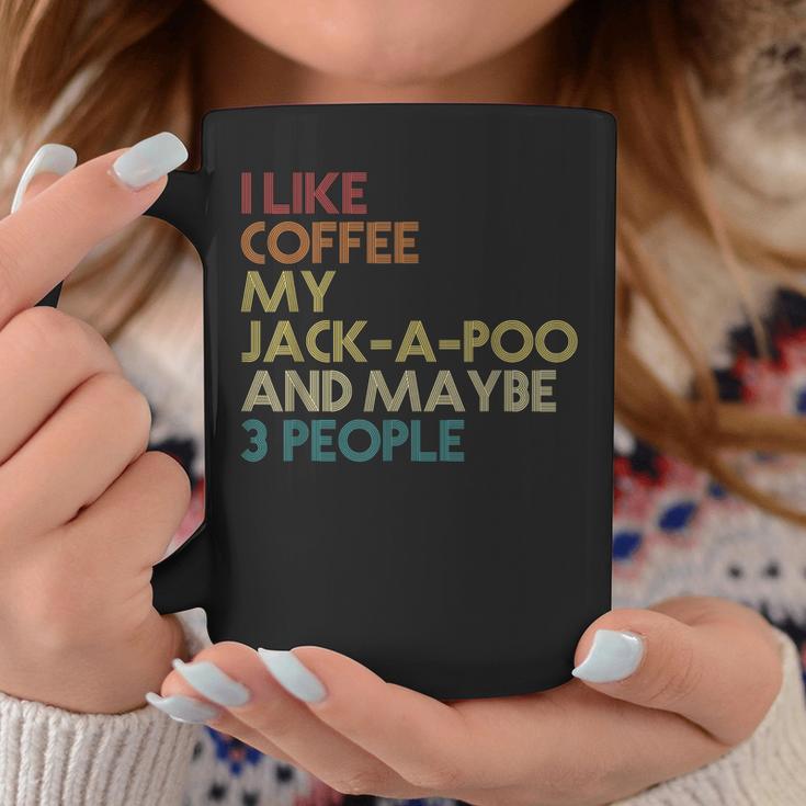 Jack-A-Poo Dog Owner Coffee Lovers Quote Vintage Retro Coffee Mug Unique Gifts