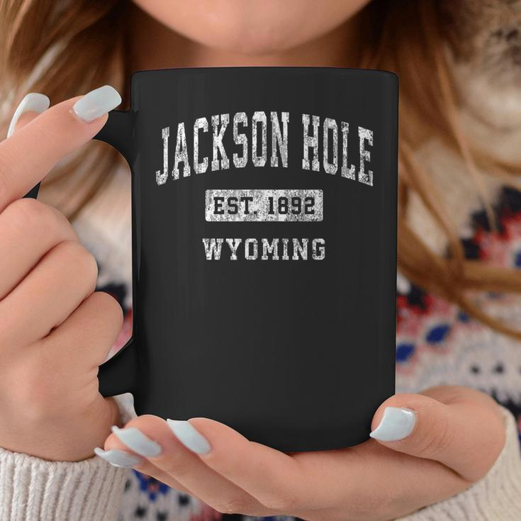 Jackson Hole Wyoming Wy Vintage Established Sports Coffee Mug Unique Gifts
