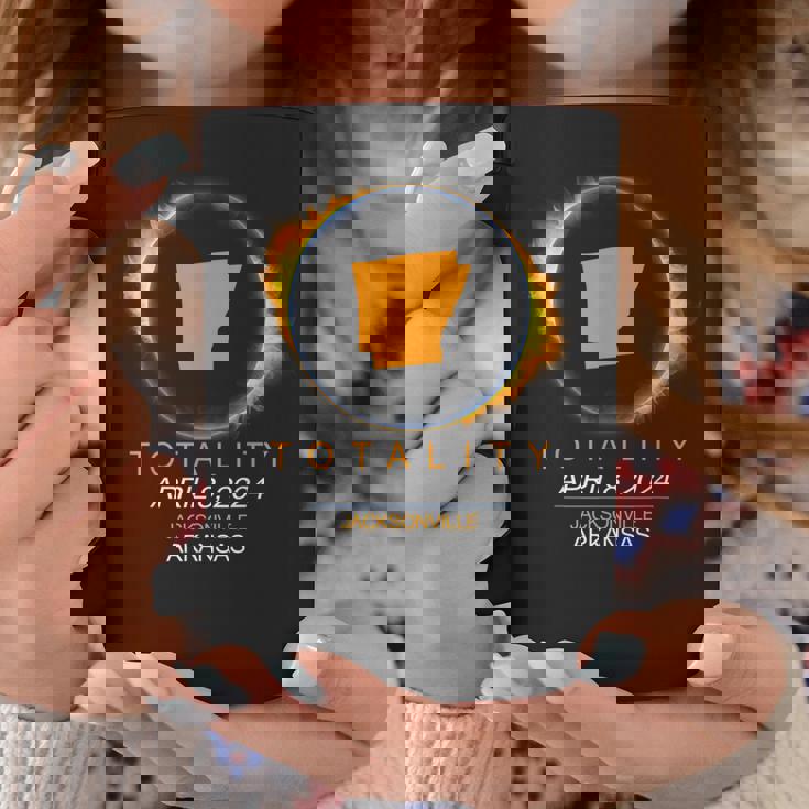 Jacksonville Arkansas Total Solar Eclipse 2024 Coffee Mug Personalized Gifts