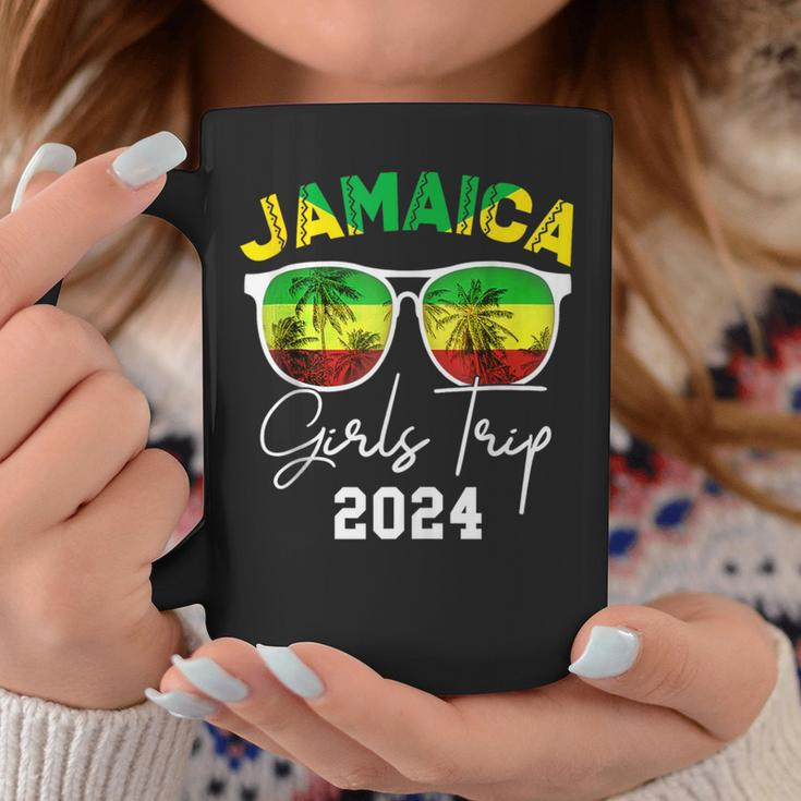 Jamaica Girls Trip 2024 Summer Vacation Jamaican Flag Coffee Mug Unique Gifts