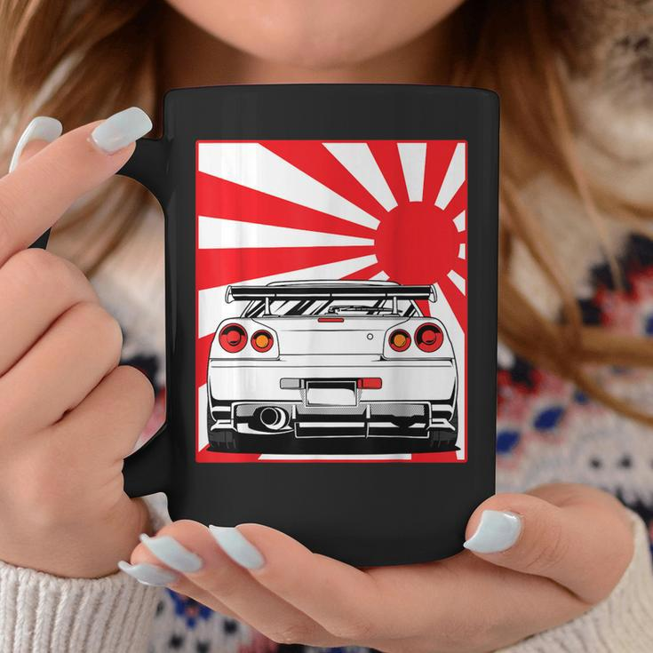 Jdm Drifting Car Race Japanese Sun Street Racing Automotive Coffee Mug Unique Gifts