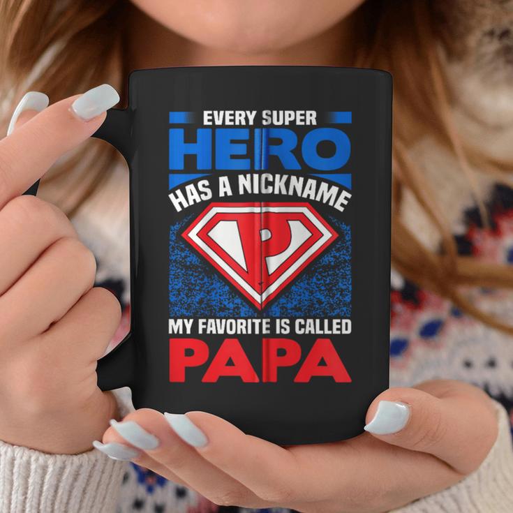 Jeder Superheld Hat Einen Spitznamen Mein Favorit Ist Papa Kapuzenjacke Tassen Lustige Geschenke