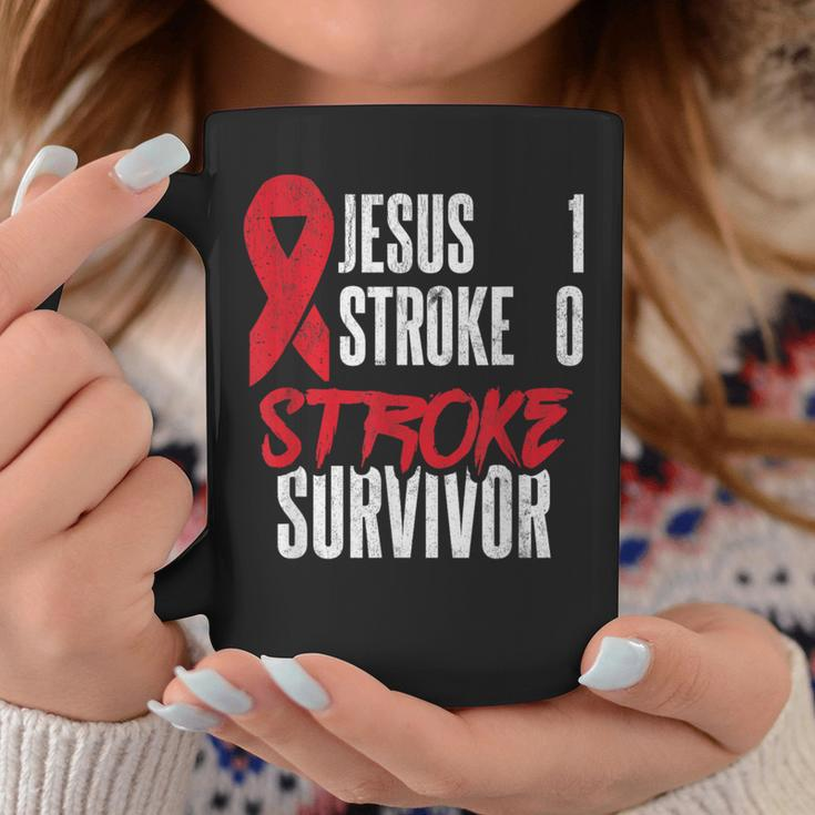 Jesus 1 Stroke 0 Stoke Awareness Stroke Survivor Coffee Mug Unique Gifts