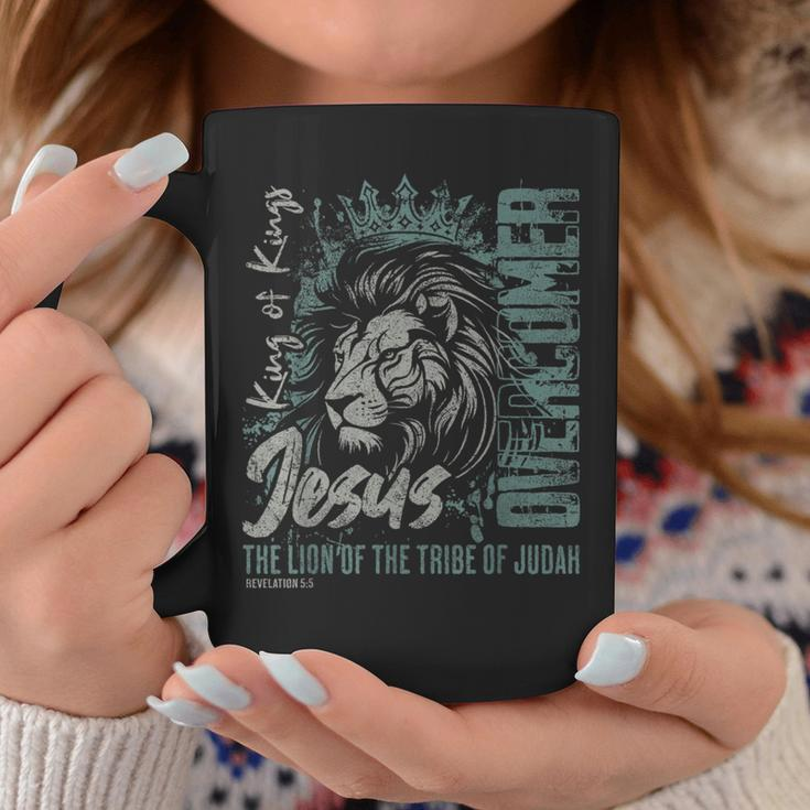 Jesus Is King Lion Of Judah Bible Faith Graphic Christian Coffee Mug Unique Gifts