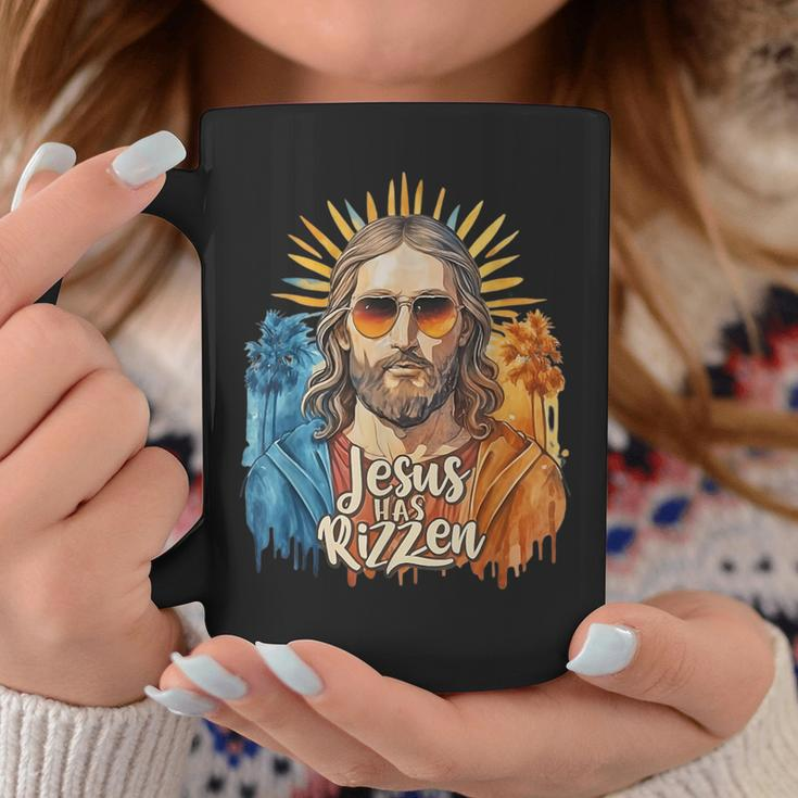 Jesus Has Rizzen Vintage Watercolor For Women Coffee Mug Funny Gifts