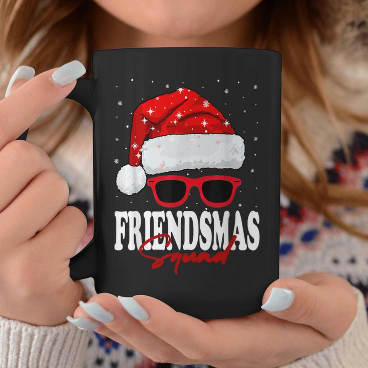 Jolly Friendsmas Squad Christmas Santa Hat Matching Friends Coffee Mug Personalized Gifts