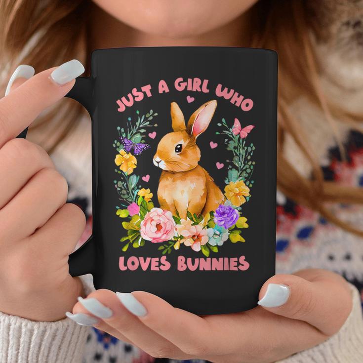 Just A Girl Who Loves Bunnies Easter Bunny Lover Coffee Mug Unique Gifts