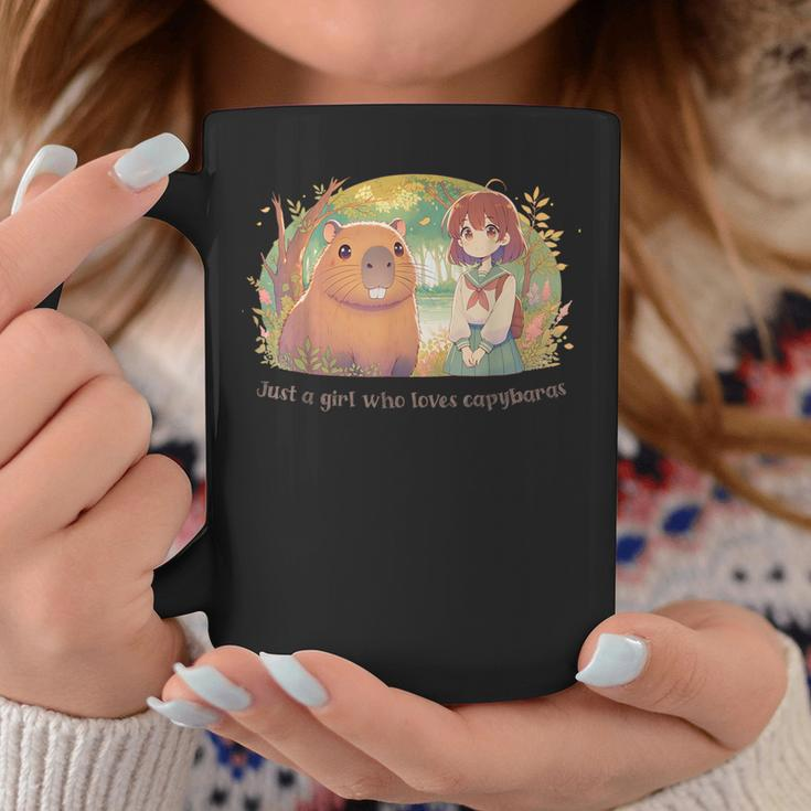 Just A Girl Who Loves Capybaras Coffee Mug Unique Gifts