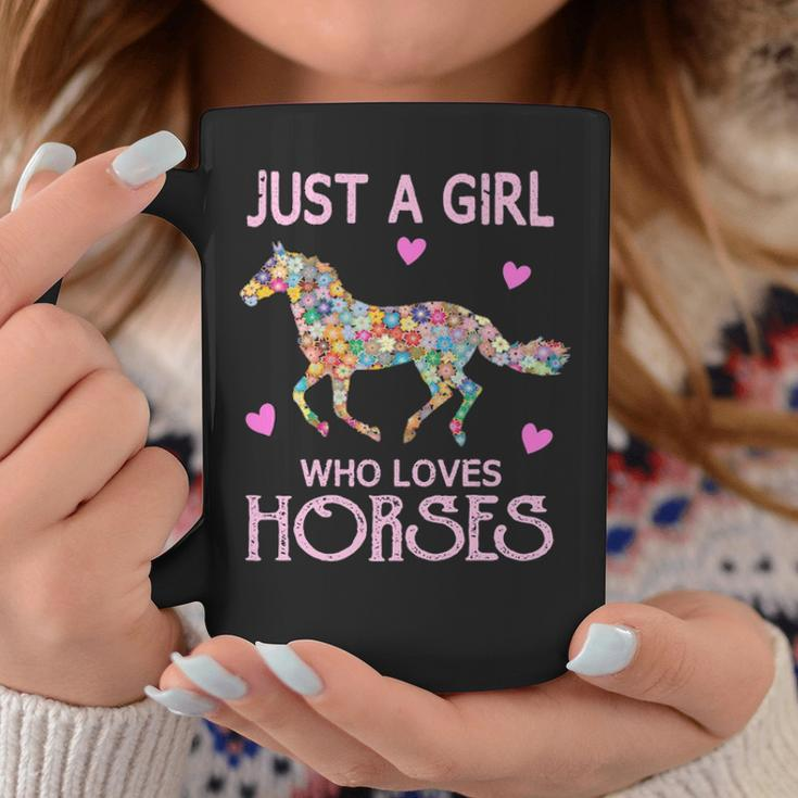 Just A Girl Who Loves Horses Horse Riding Girls Women Coffee Mug Unique Gifts