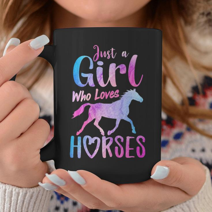 Just A Girl Who Loves Horses Riding Cute Horse Girls Women Coffee Mug Unique Gifts