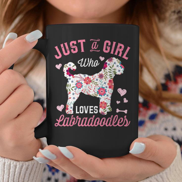Just A Girl Who Loves Labradoodle For Dog Lover Coffee Mug Unique Gifts