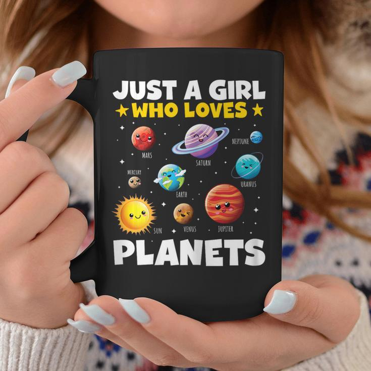 Just A Girl Who Loves Planets Solar Space Science Lover Stem Coffee Mug Funny Gifts