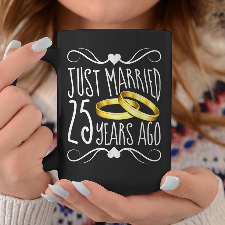 Just Married 25 Years Ago 25Th Anniversary Coffee Mug Unique Gifts