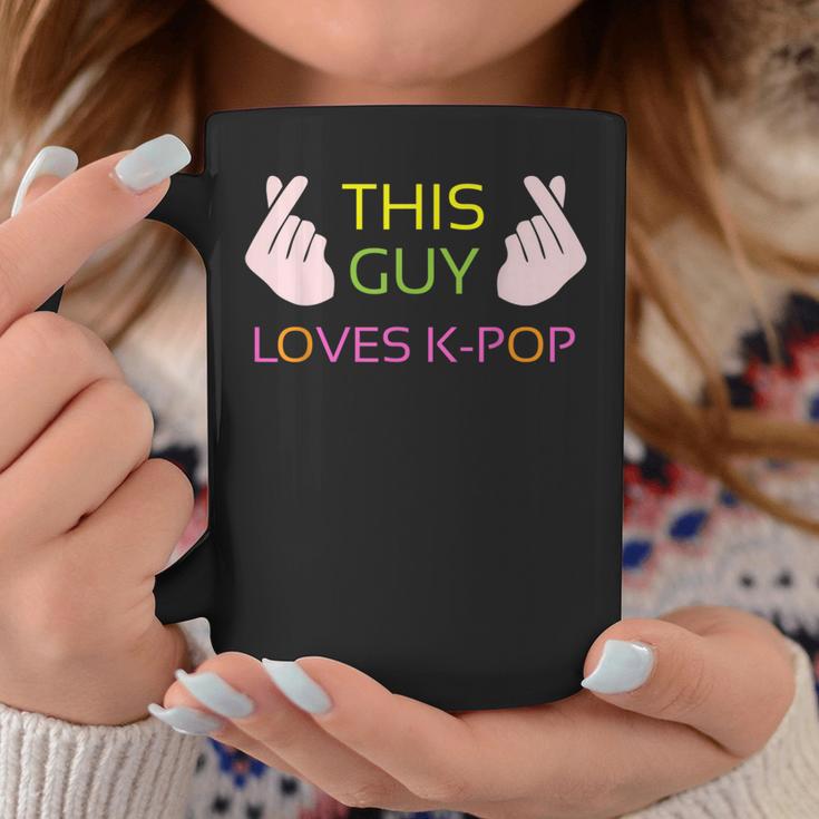 K-Pop This Guy Loves Kpop Cute Korean Music Coffee Mug Unique Gifts