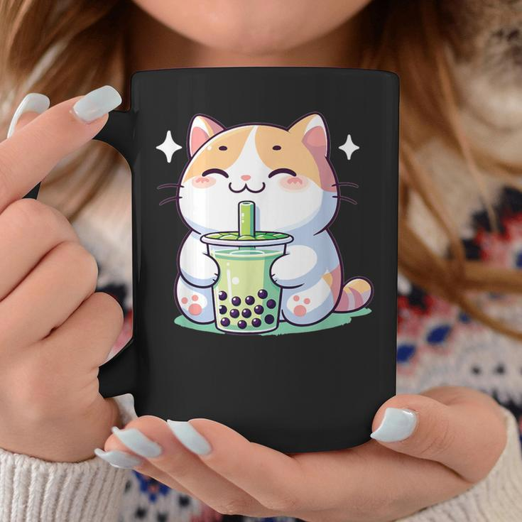 Kawaii Cats Bubble Tea Boba Cat Coffee Mug Funny Gifts