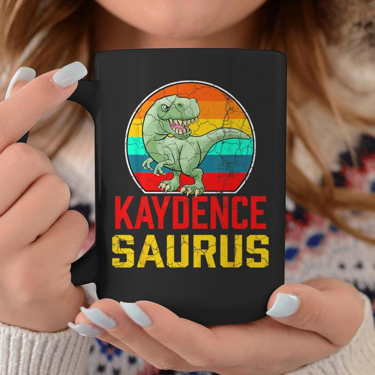 Kaydence Saurus Family Reunion Last Name Team Custom Coffee Mug Funny Gifts