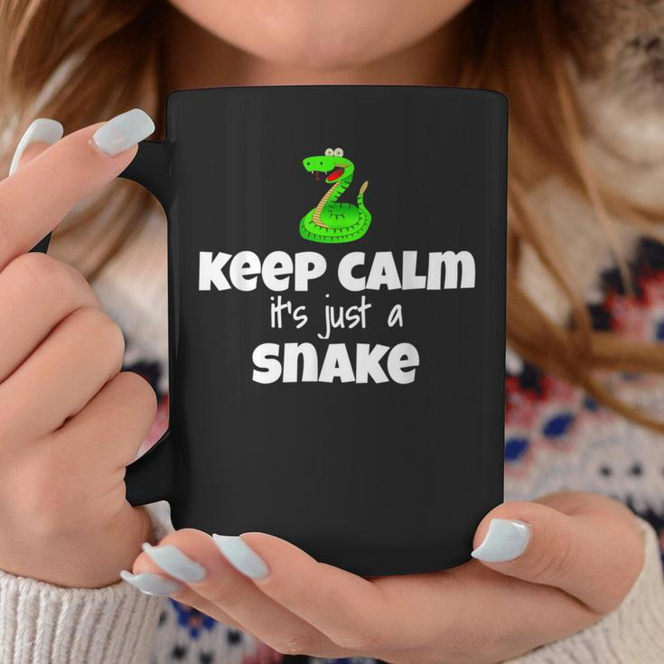 Keep Calm It's Just A Snake Herpetologist Costume Coffee Mug Unique Gifts