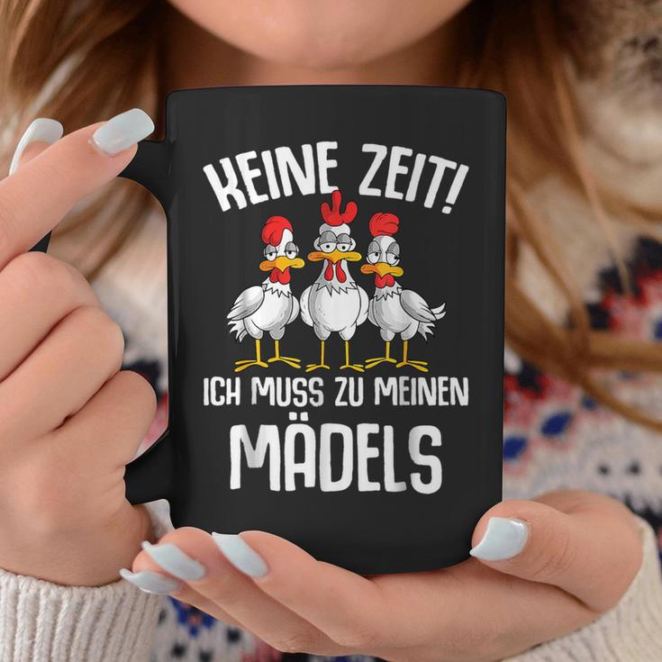 Keine Zeit Ich Muss Zu Meinen Mädels Bauernhof Tassen Lustige Geschenke