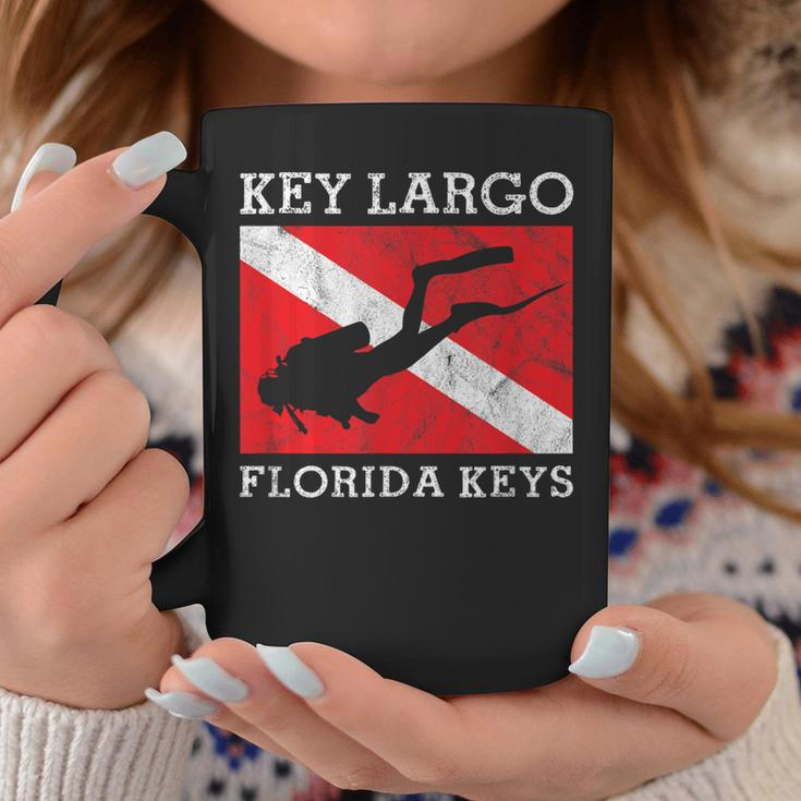 Key Largo Florida Scuba Dive Flag Souvenir Coffee Mug Personalized Gifts