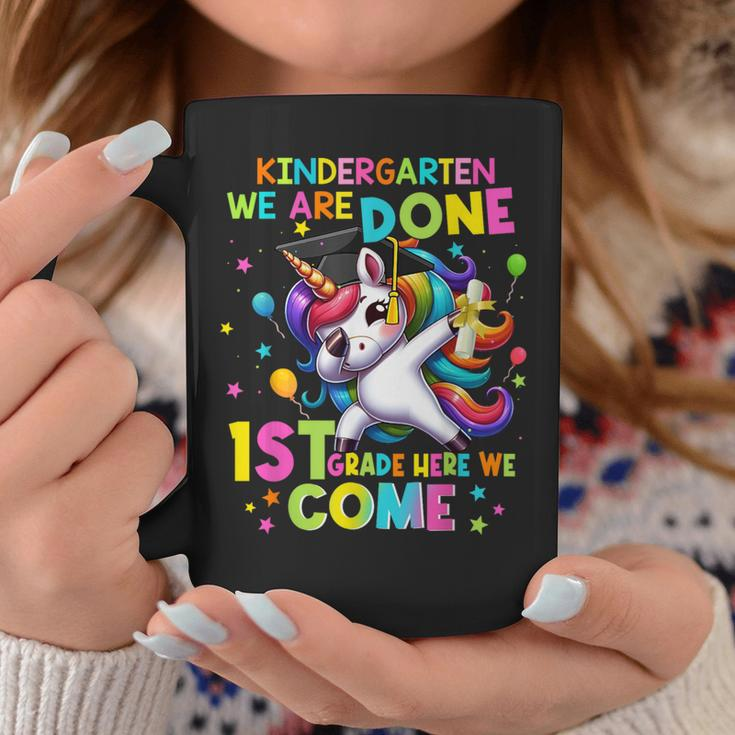 Kindergarten Graduation Cute Unicorn Girls Class Of 2024 Coffee Mug Personalized Gifts