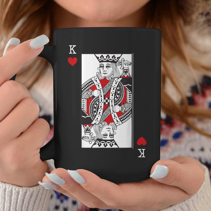King Of Hearts Valentines Day Cool Playing Card Poker Casino Coffee Mug Unique Gifts