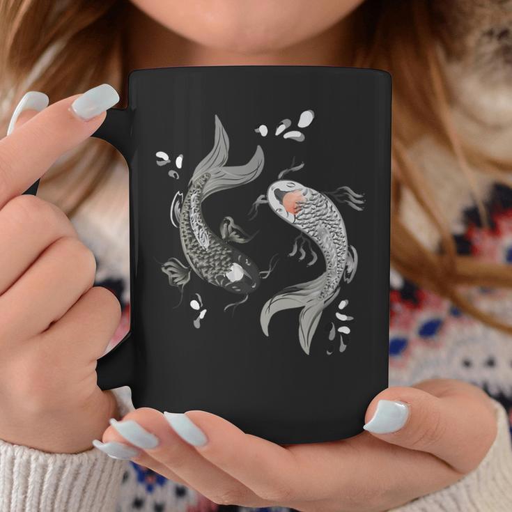 Koi Lovers Ying Yang Tassen Lustige Geschenke