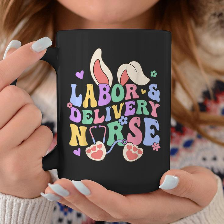 Labor And Delivery Nurse Bunny L&D Nurse Happy Easter Day Coffee Mug Unique Gifts