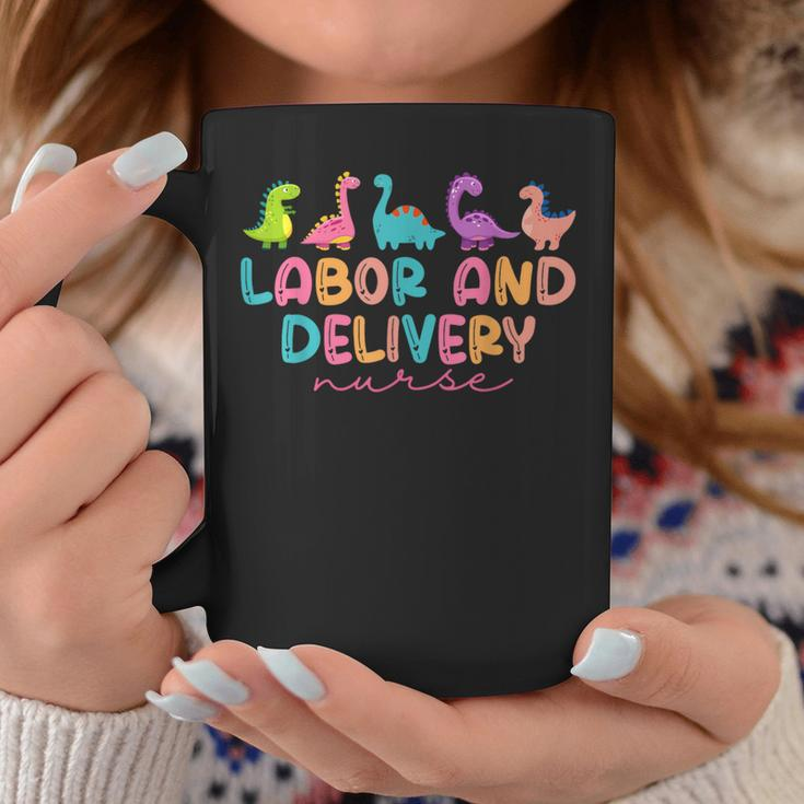 Labor And Delivery Nurse Cute Dinosaur L&D Nurse Animal Ld Coffee Mug Unique Gifts