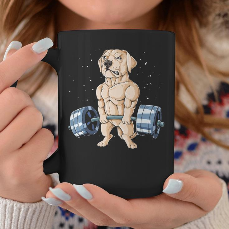 Labrador Weightlifting Deadlift Fitness Gym Coffee Mug Unique Gifts