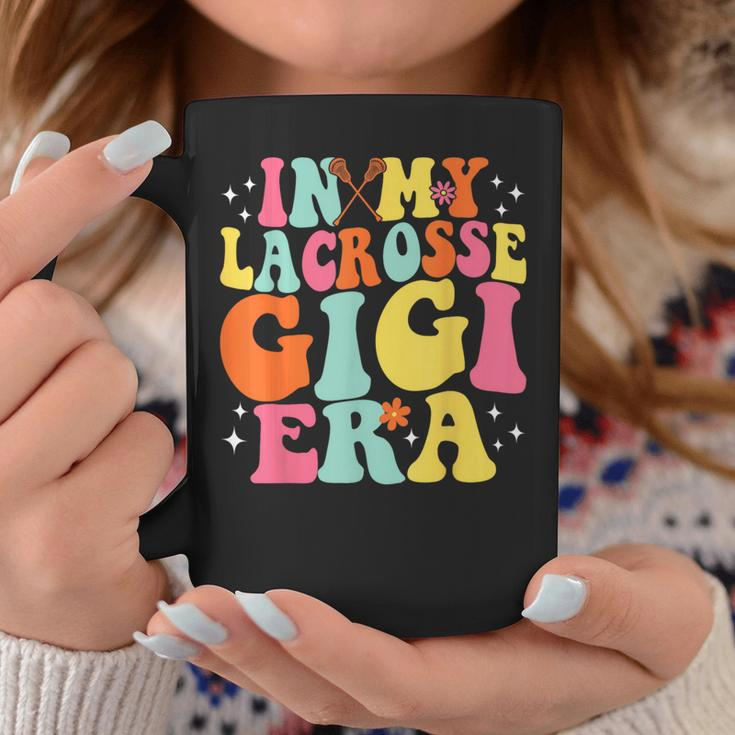 In My Lacrosse Gigi Era Retro Game Day Groovy Coffee Mug Unique Gifts
