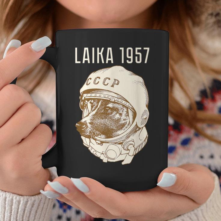 Laika Dog Sputnik Space Space Ussr Tassen Lustige Geschenke