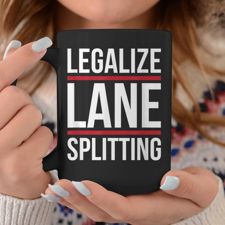Lane-Splitting Motorcycle Cars Make Lane Splitting Legal Coffee Mug Unique Gifts