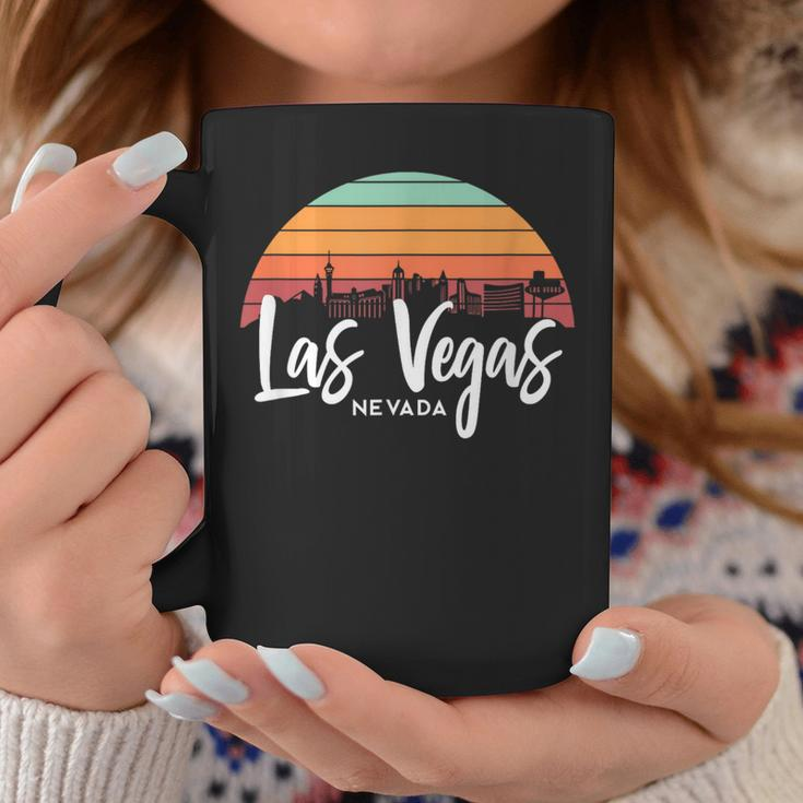 Las Vegas Nevada Sunset Vintage Retro Skyline Tassen Lustige Geschenke