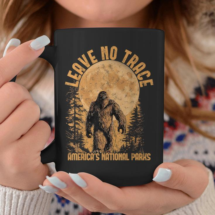 Leave No Trace America National Parks Big Foot Coffee Mug Unique Gifts