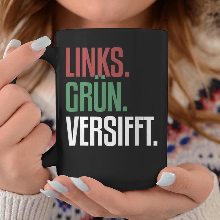 Left Green Versifft Ironic Anti-Rassism Tassen Lustige Geschenke