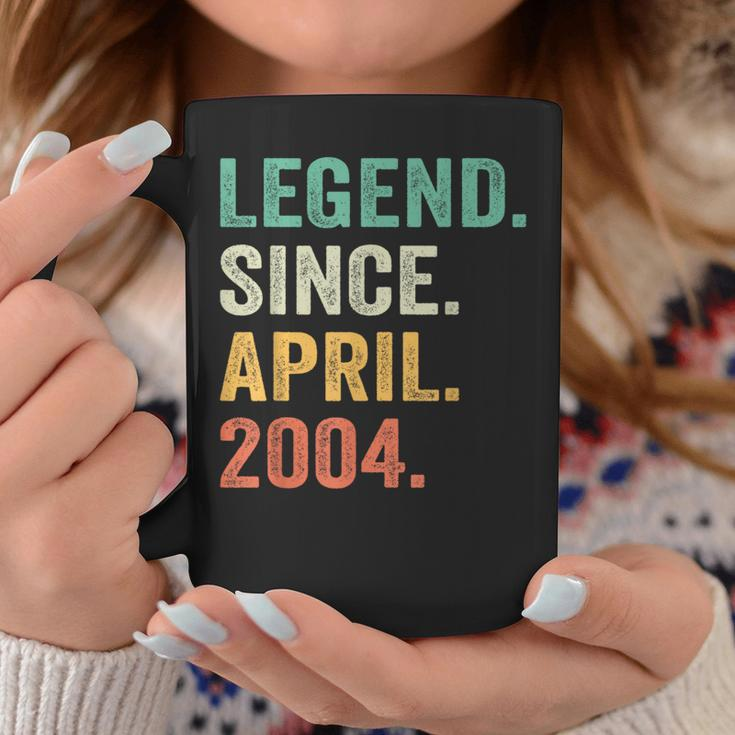 Legend Since April 2004 20Th Birthday Boy 20 Years Old Coffee Mug Unique Gifts