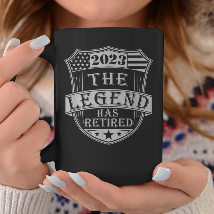 The Legend Has Retired 2023 Retirement Vintage Retro Coffee Mug Unique Gifts