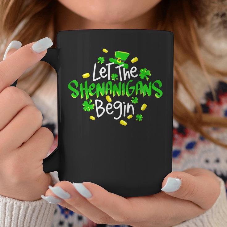 Let The Shenanigans Begin St Patrick's Day Coffee Mug Unique Gifts