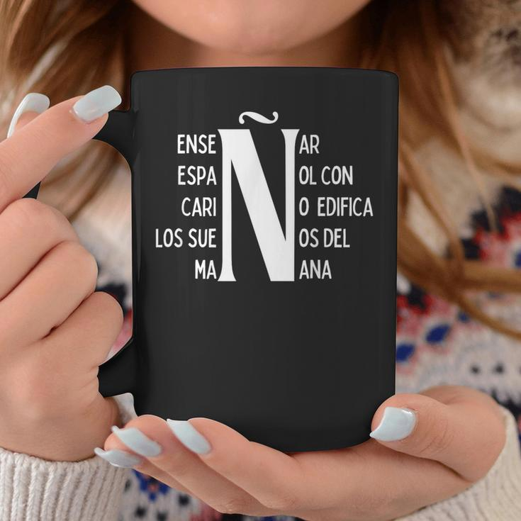 Letra Eñe Letter Ñ Positive Message For Spanish Teachers Coffee Mug Unique Gifts