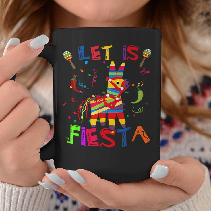 Let's Fiesta Cinco De Mayo Dancing Mexican Coffee Mug Unique Gifts