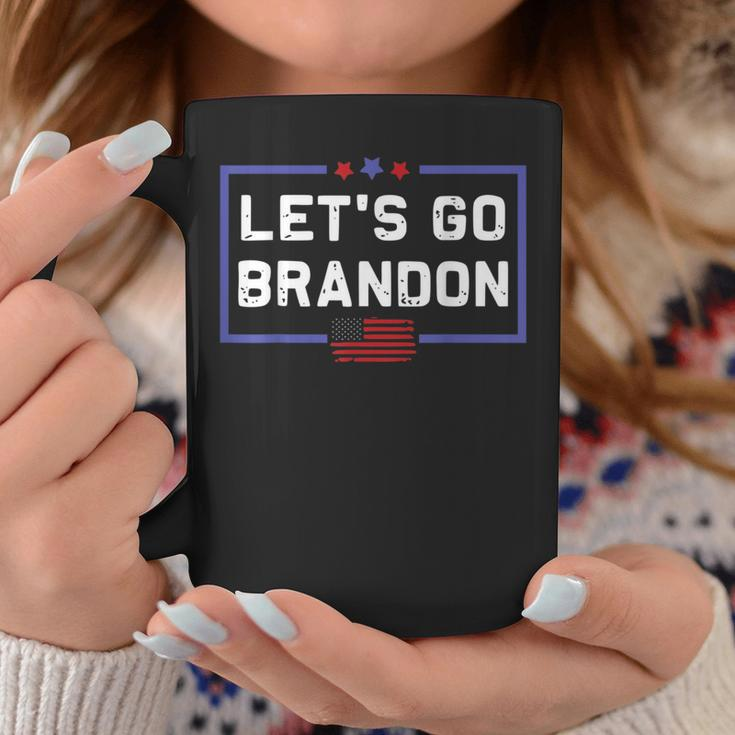 Let's Go Brandon Let's Go Brandon Usa Flag Coffee Mug Unique Gifts