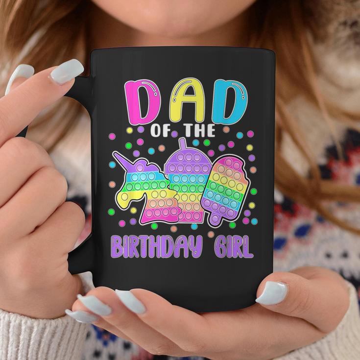 Let's Popit Dad Of The Birthday Girl Popit Coffee Mug Unique Gifts