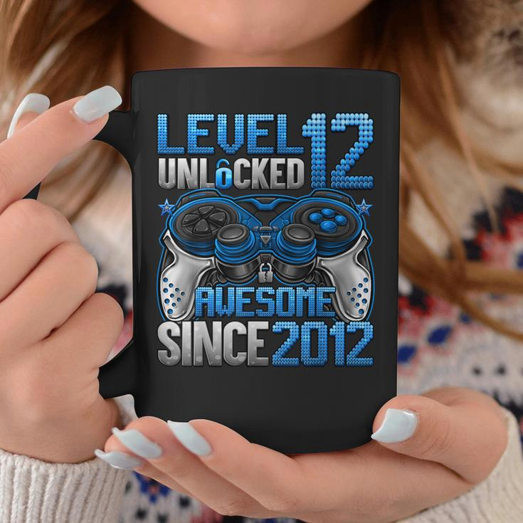 Level 12 Unlocked Awesome Since 2012 12Th Birthday Gaming Coffee Mug Funny Gifts