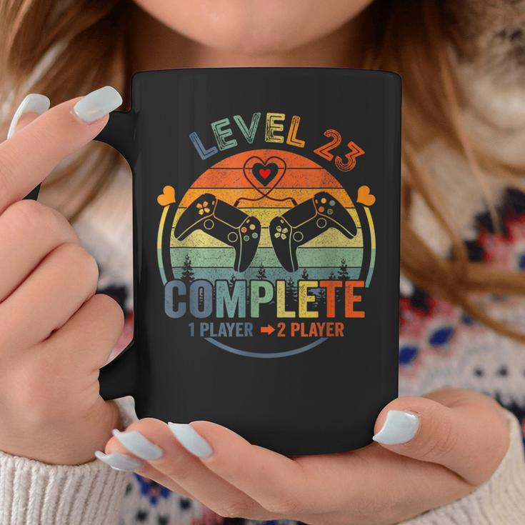 Level 23 Complete Gamer 23Rd Wedding Anniversary Coffee Mug Unique Gifts