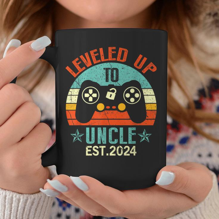 I Leveled Up To Uncle 2024 Soon To Be Uncle Fathers Day Coffee Mug Unique Gifts