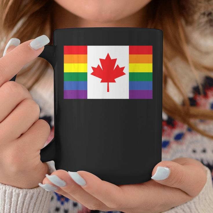 Lgbt Gay Pride Rainbow Canadian Flag Coffee Mug Unique Gifts