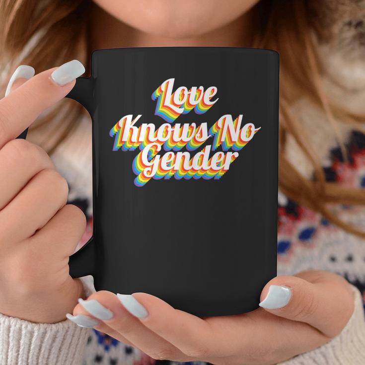 Lgbt Pride Love Knows No Gender Coffee Mug Unique Gifts