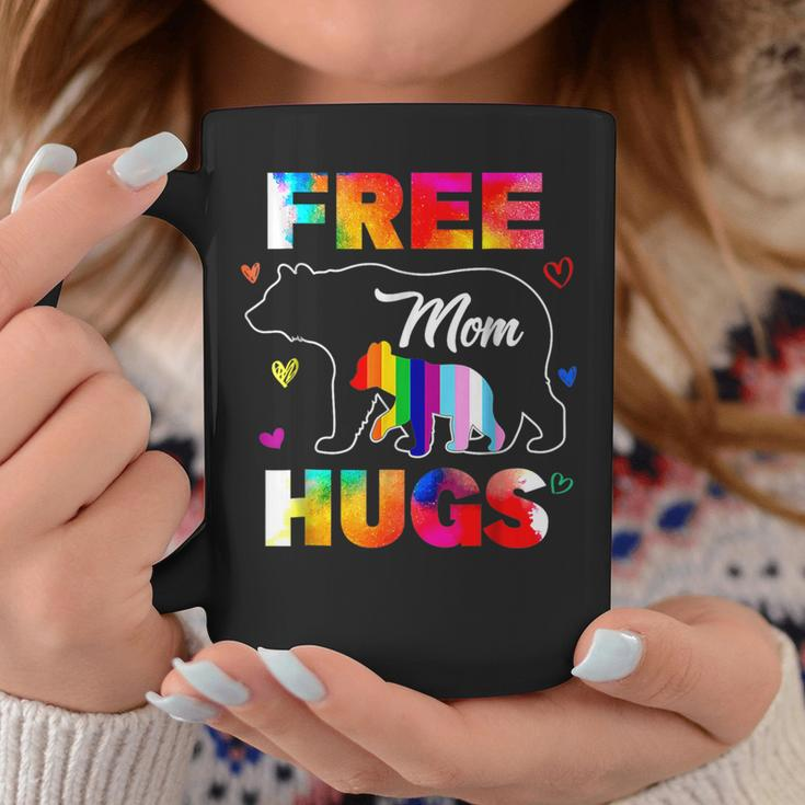Lgbtq Pride Mama Bear Free Mom Hugs Lgbt Pride Month Coffee Mug Unique Gifts