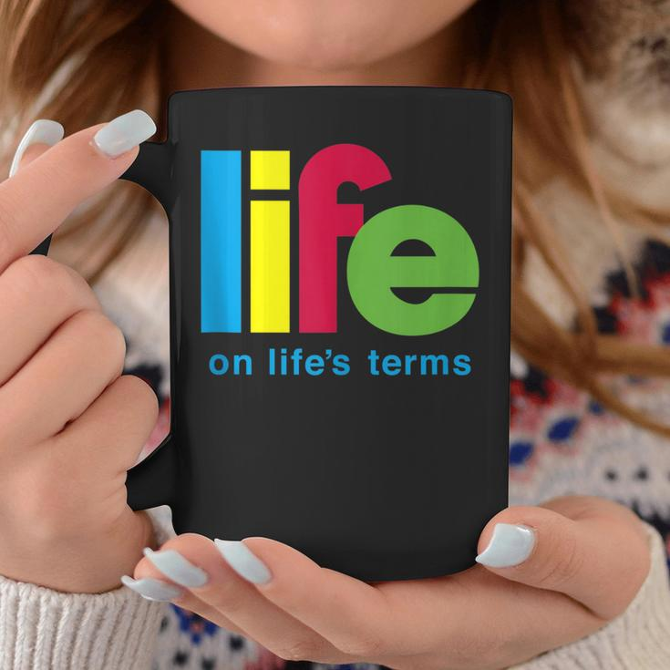 Life On Life's Terms Aa Na Sobriety Recovery Coffee Mug Unique Gifts