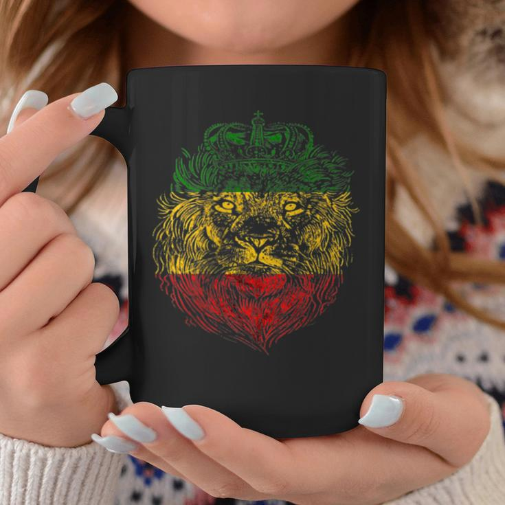 Lion Of Judah Rastafari Roots Rasta Reggae Jamaican Pride Coffee Mug Unique Gifts
